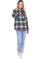 Womens Boyfriend Plaid Flannel Shirts - VacationGrabs