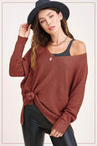 Womens Casual Relaxed Fit Winnie Sweater - VacationGrabs
