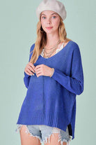 Womens Casual Relaxed Fit Winnie Sweater - VacationGrabs