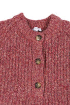 Womens Cropped Melange Sweater Top - VacationGrabs