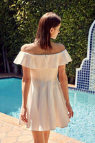 A Line Ruffle Dress - VacationGrabs