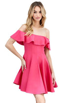 A Line Ruffle Dress - VacationGrabs