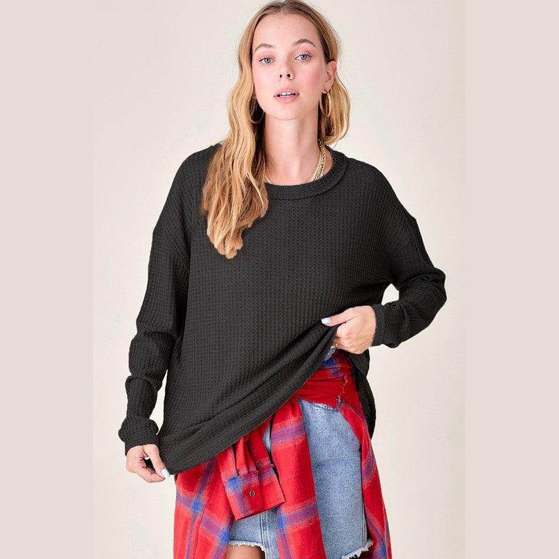 Womens Navy Blue Celine Shirt - VacationGrabs