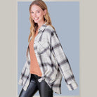 Womens Navy Blue Celine Shirt - VacationGrabs