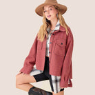 Womens Navy Blue Celine Shirt - VacationGrabs