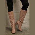 East Lion Corp Block Heel Knee High Boots - VacationGrabs