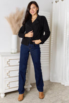 Culture Code Full Size Zip-Up Jacket with Pockets - VacationGrabs