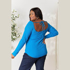 Culture Code Full Size Ribbed Sweetheart Neck Knit Top - VacationGrabs