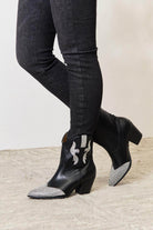 East Lion Corp Rhinestone Pointed Boots - VacationGrabs