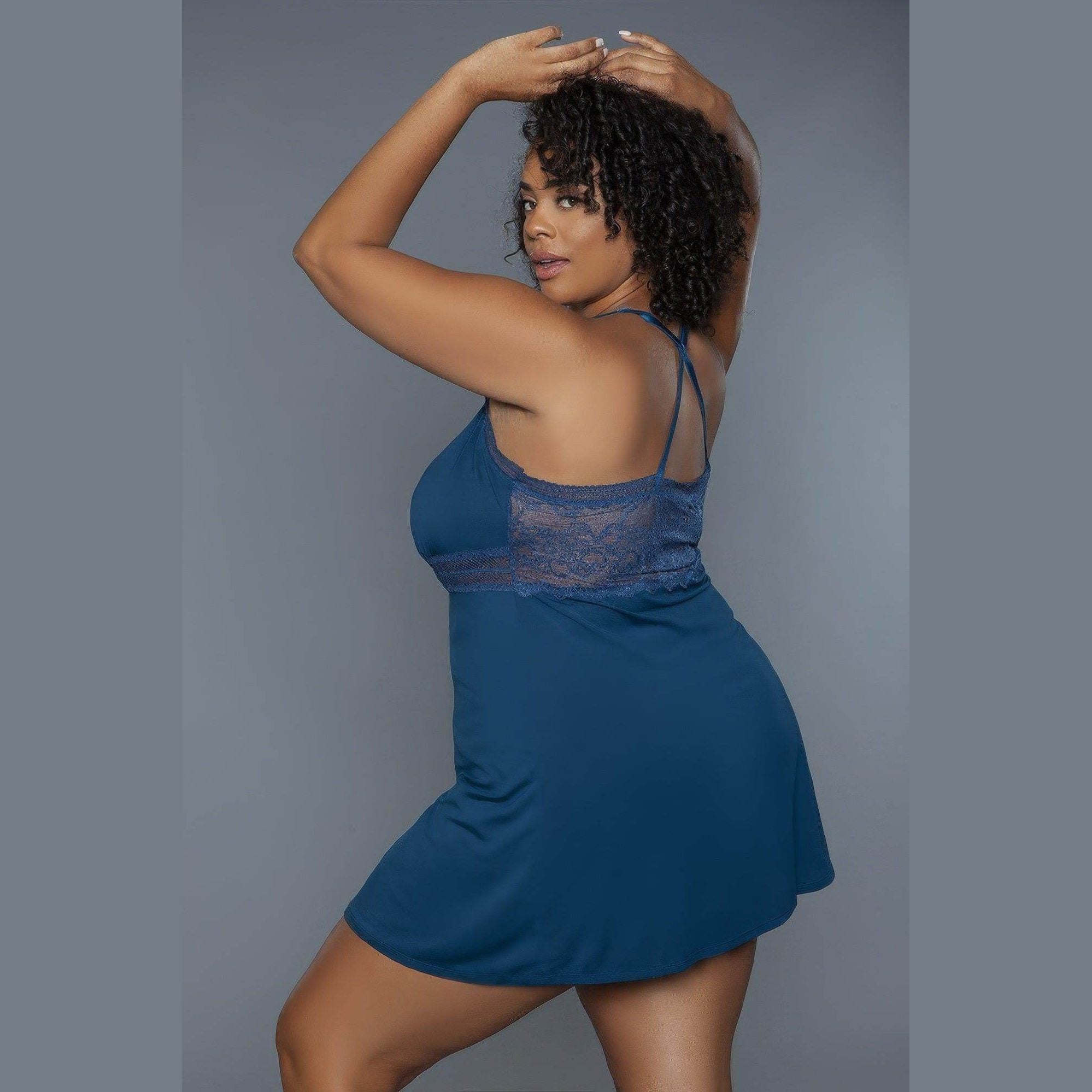 Mini-length Babydoll Nightie Plus 1 Pc - VacationGrabs