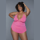 V-Neck Cami Set Wire Free Plus Size 2Pc - VacationGrabs