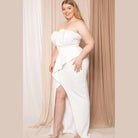 Pleated Detail Plus Maxi Dress - VacationGrabs