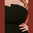 Pleated Detail Plus Maxi Dress - VacationGrabs