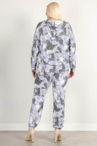 Tie Dye Print Pullover Hoodie And Sweatpants - VacationGrabs