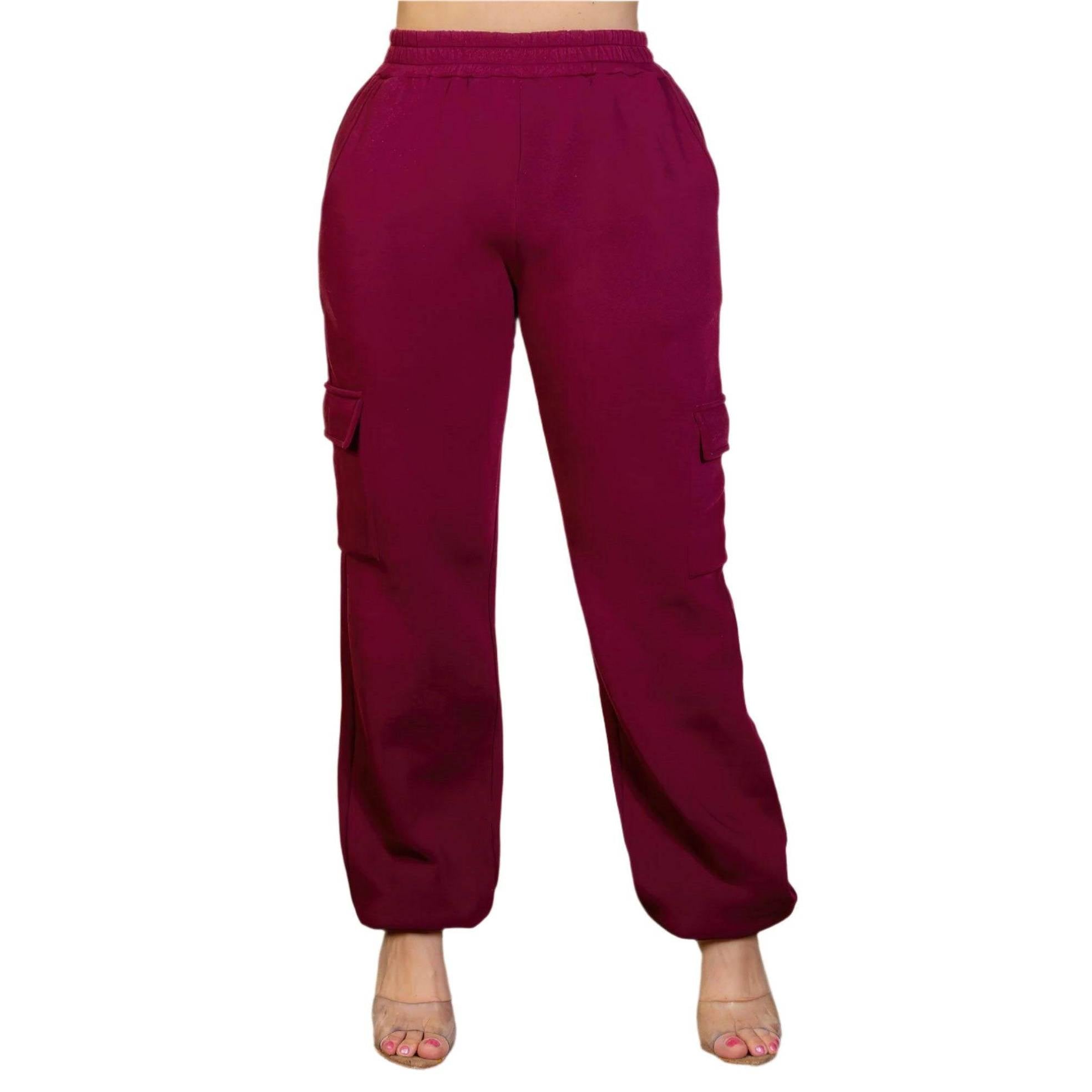 Plus Size Side Pocket Drawstring Waist Sweatpants - VacationGrabs