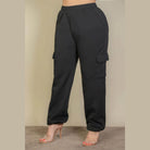 Plus Size Side Pocket Drawstring Waist Sweatpants - VacationGrabs