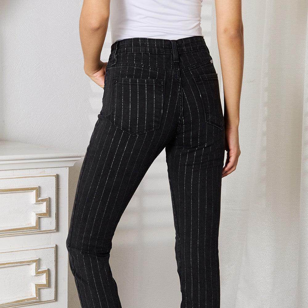 Kancan Striped Pants with Pockets - VacationGrabs