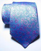 VacationGrabs Men's Accessories black orange dot tie with a vibrant design featuring playful dots