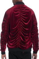 Men's bomber jacket 4 colors featuring a stylish ruched design and cozy fit