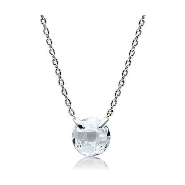 Elegant brass pendant necklace for women featuring a stunning round gemstone on a delicate chain