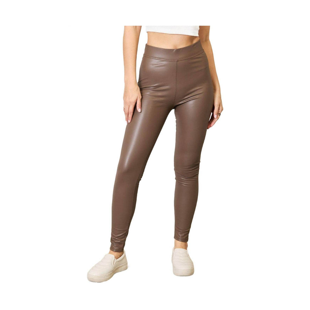 e.Luna Full Size High Waist Skinny Pants - VacationGrabs