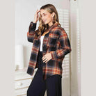 Trendsi Women's Casual Vacation Shirt in Plaid Style for Comfortable Outings