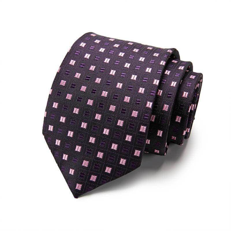 Colorful Silk Neck Ties Formal Professional Slim Ties - VacationGrabs