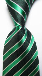 Colorful Striped Silk Neckties 100% Silk Mens Neck Tie - VacationGrabs