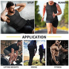 Men's Compression Waist Trainer for Fitness Activities like Running, Weight Lifting, and Hiking