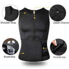 VacationGrabs compression waist trainer with zipper closure and breathable design for optimal support