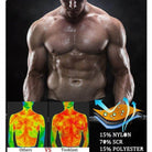 Men's compression waist trainer by VacationGrabs for enhanced physique and support during workouts