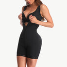 Full Size Zip-Up Lace Detail Shapewear - VacationGrabs