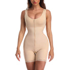 Full Size Zip-Up Lace Detail Shapewear - VacationGrabs