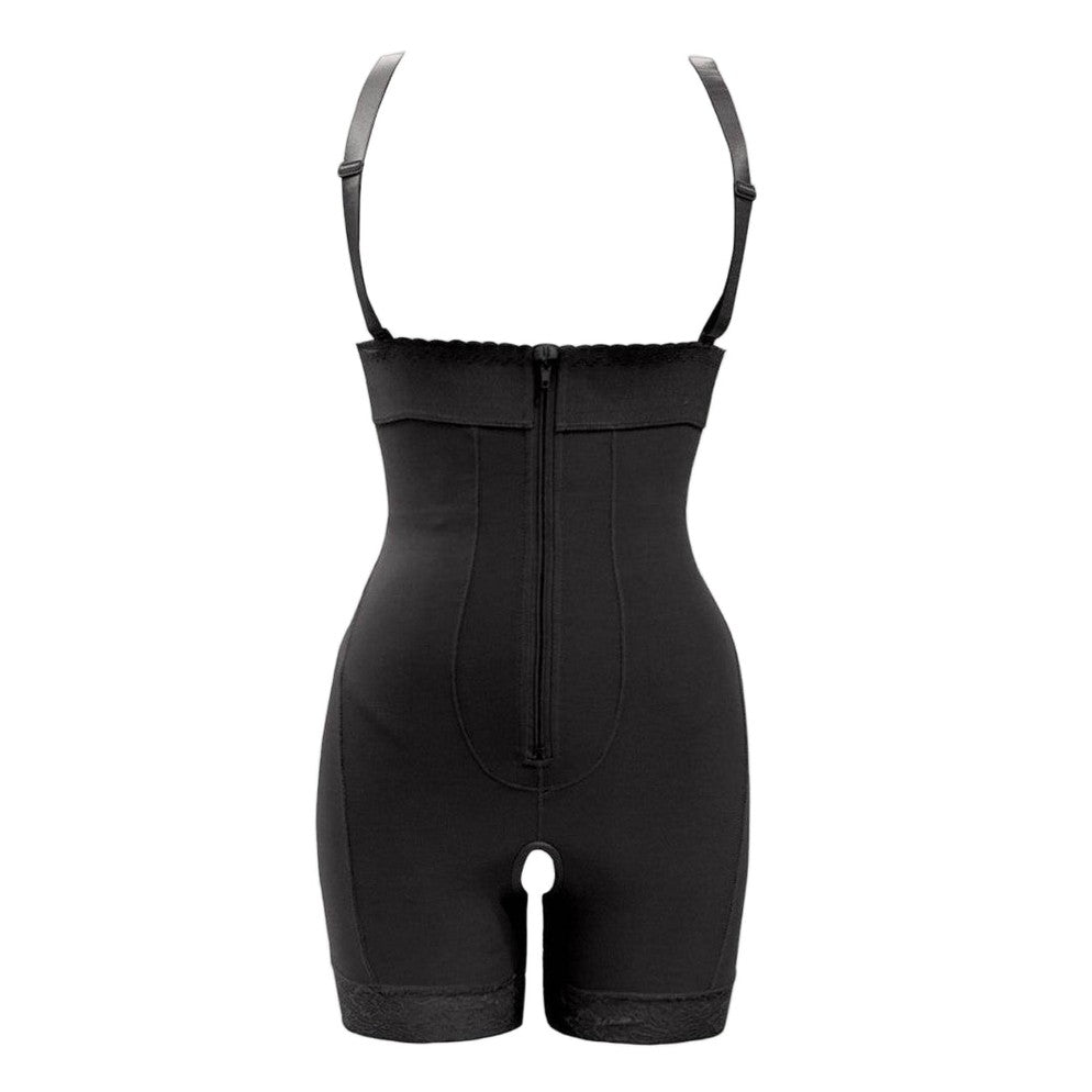 Full Size Zip Up Under-Bust Shaping Bodysuit - VacationGrabs