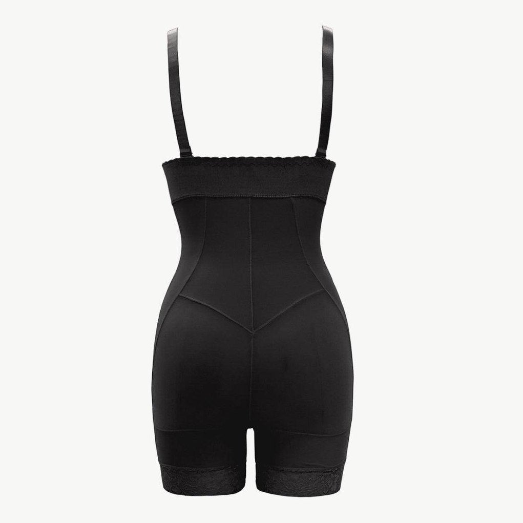 Full Size Zip Up Under-Bust Shaping Bodysuit - VacationGrabs