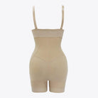Full Size Zip Up Under-Bust Shaping Bodysuit - VacationGrabs