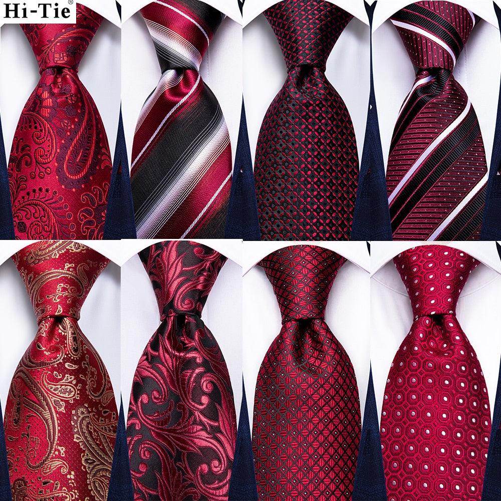 Collection of men's ties including a striped silk necktie, perfect for formal events