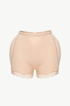 Trendsi Women's Lace Trim Shaping Shorts in Nude for a smooth, flattering silhouette under outfits