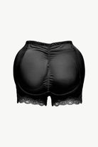 Trendsi Women's Lace Trim Shaping Shorts in Black for a Smooth and Sculpted Look