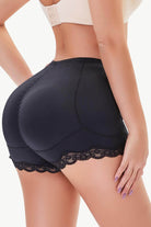 Trendsi lace trim shaping shorts for women with a seamless design and comfortable fit