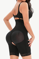 Trendsi lace zip-up shaping bodysuit for women with seamless design and adjustable straps