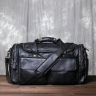 VacationGrabs leather travel duffel bag with spacious compartments and sturdy shoulder strap