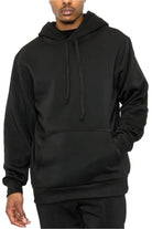 Mens Black Fleece Pullover - VacationGrabs