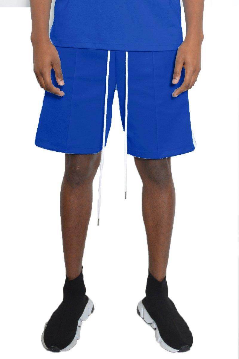 Men's blue striped shorts by VacationGrabs with a comfortable fit and stylish design