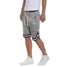 Mens Double Mesh Sports Shorts by VacationGrabs with breathable fabric and stylish side stripes