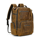 Mens Leather Backpack Vintage Travel Bag - VacationGrabs