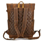 Mens Leather Backpack Vintage Travel Bag - VacationGrabs