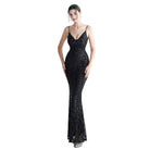 Elegant purple sequin dress women with a fitted silhouette and adjustable straps for special occasions