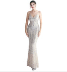 Elegant Yidingzs purple sequin dress women with a flattering silhouette for special occasions