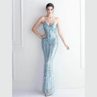 Elegant purple sequin dress women with a sleek silhouette and elegant design for special occasions